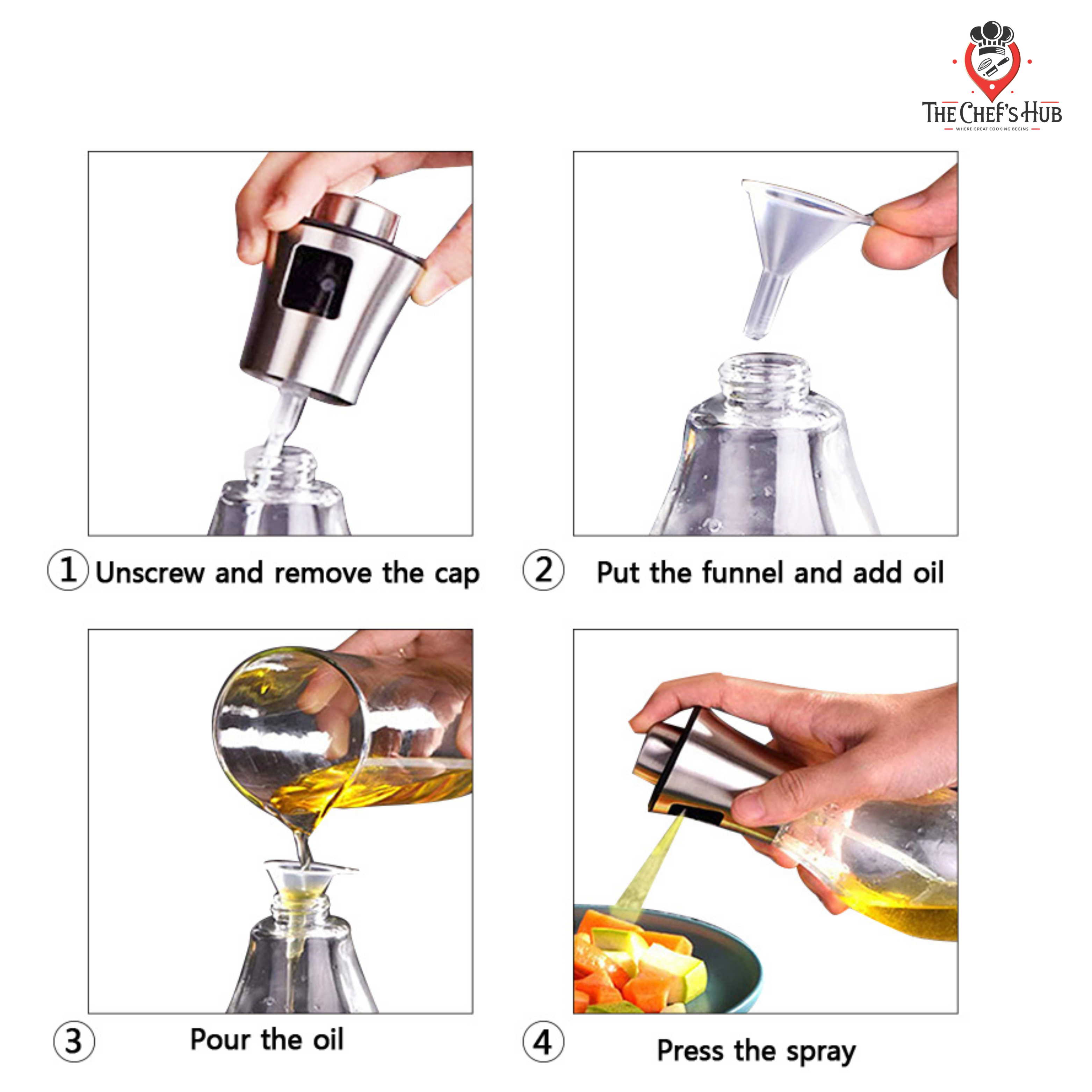 Glass Oil Spray Bottle Pump for Oil