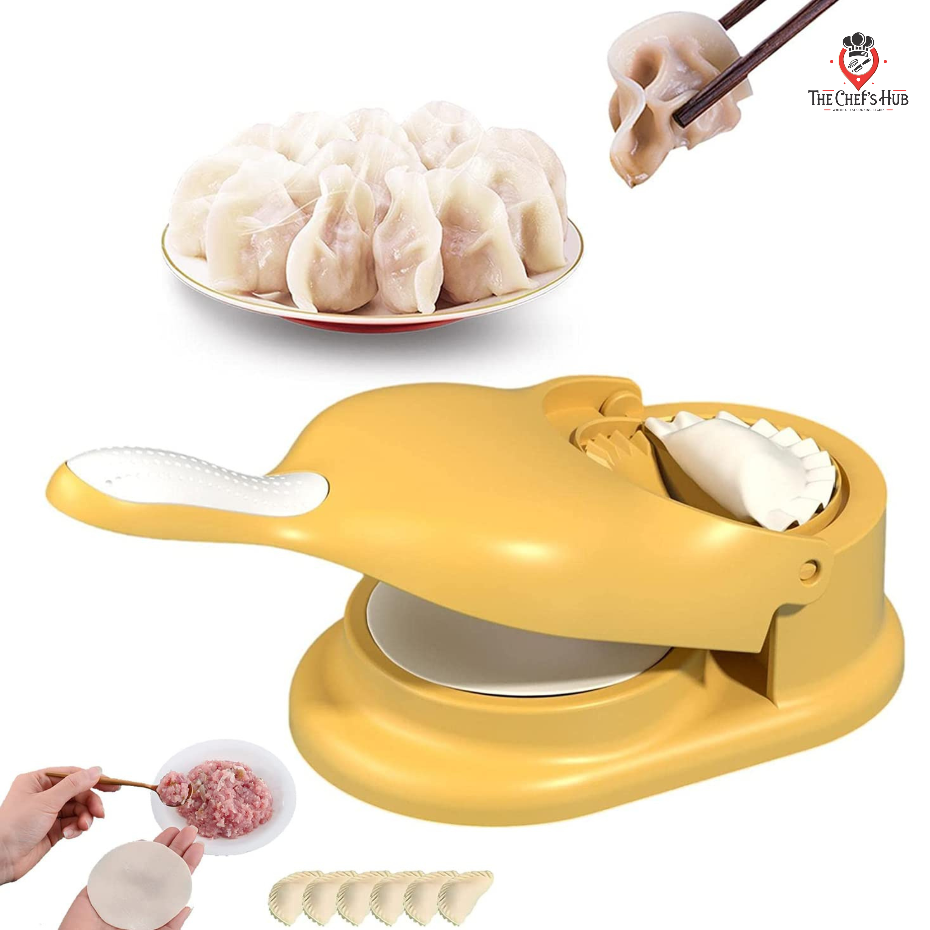 The Chef's Hub 2 In 1 Dumpling Maker, Samosa Maker