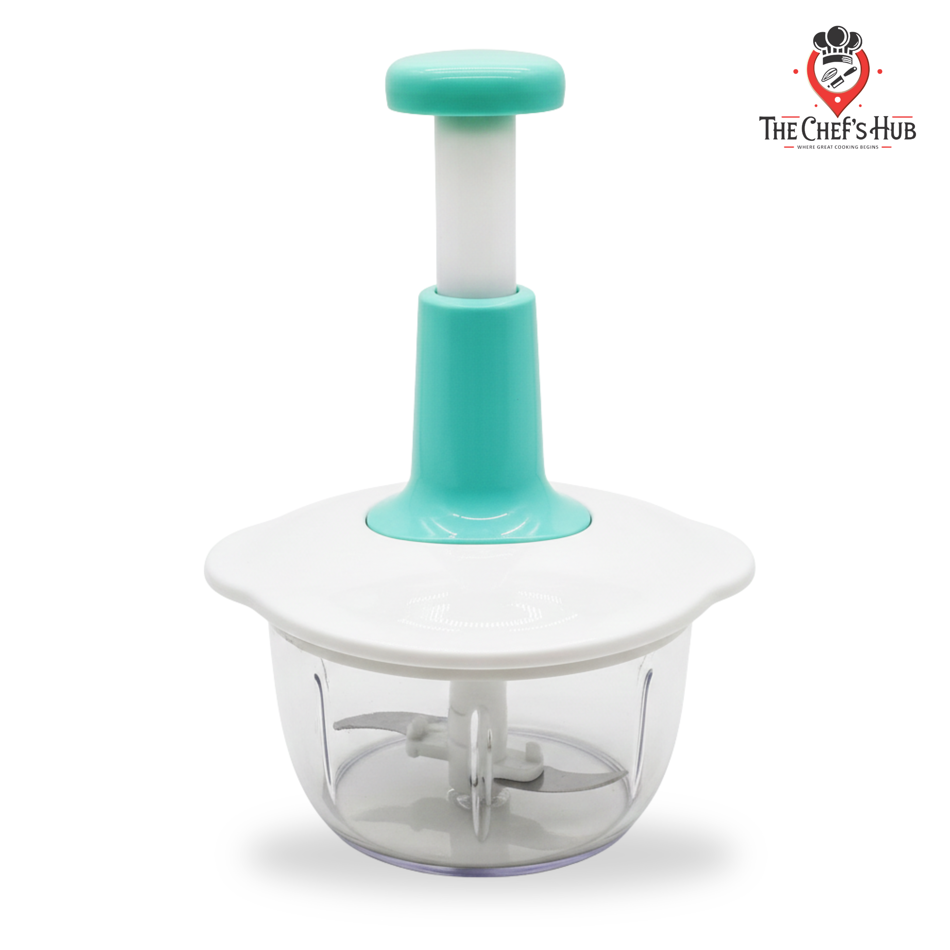 2 Litre Capacity Hand Press Food Chopper-Manual Vegetable Chopper