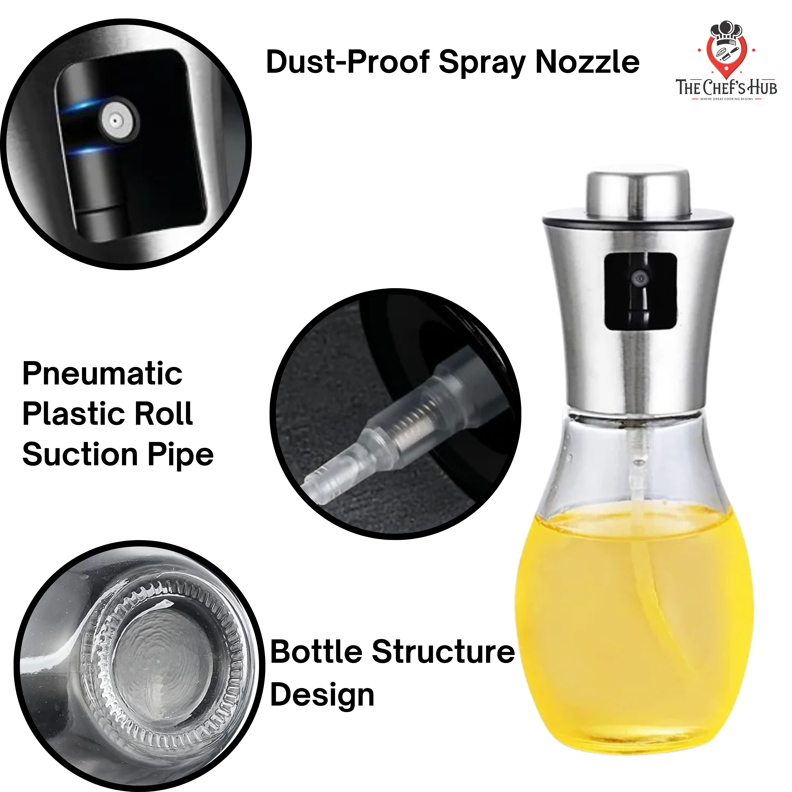 Glass Oil Spray Bottle Pump for Oil