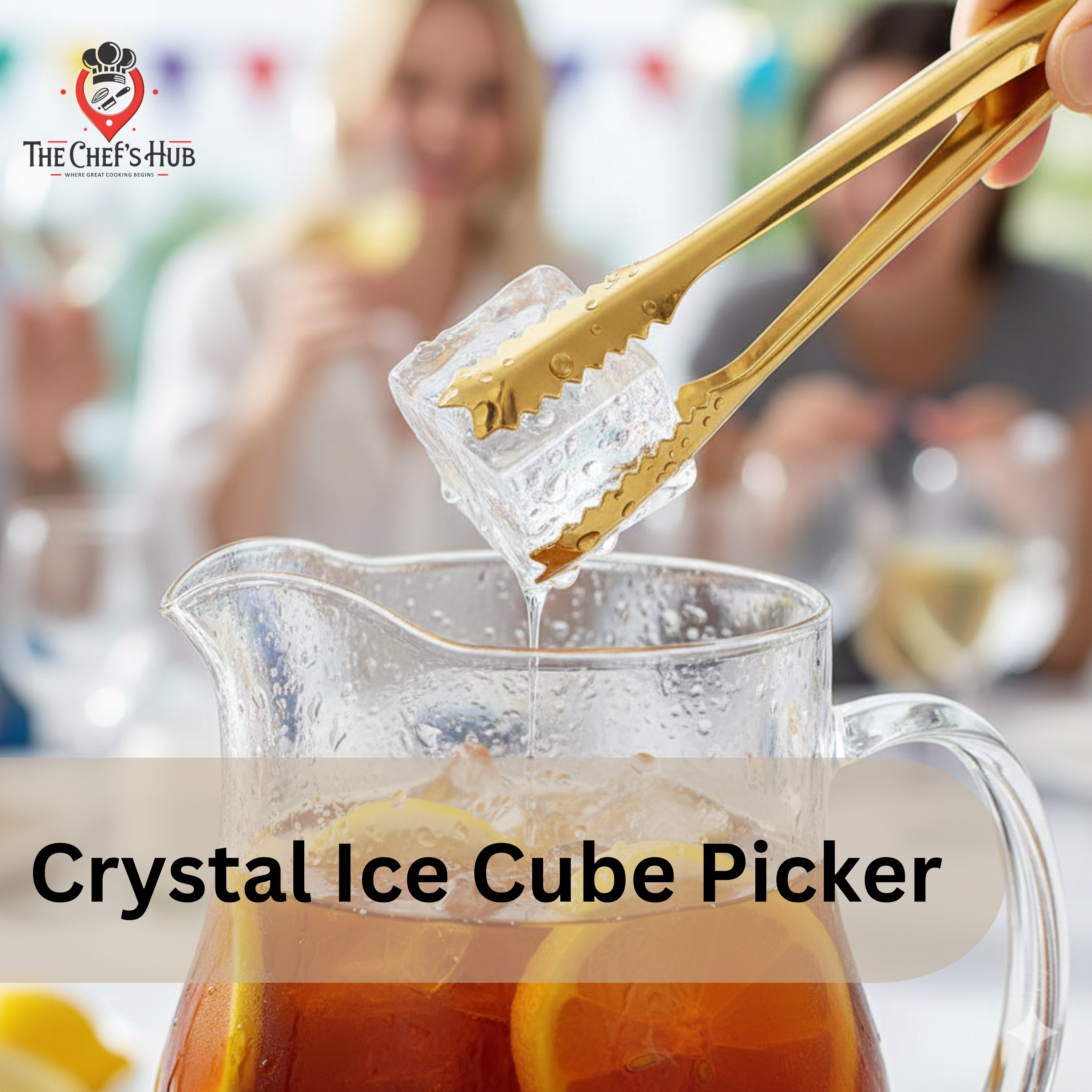 The Chef’s Hub Gold Serving Tongs – 7 Inch Stainless Steel for BBQ & Snacks