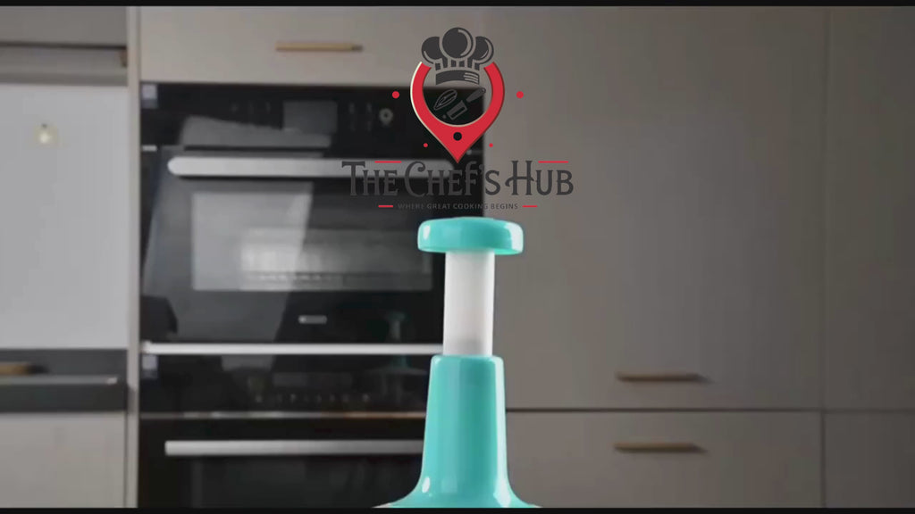 2 Litre Capacity Hand Press Food Chopper-Manual Vegetable Chopper